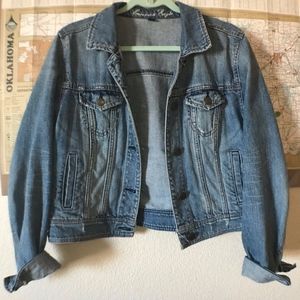 Plain Medium Wash Jean Jacket